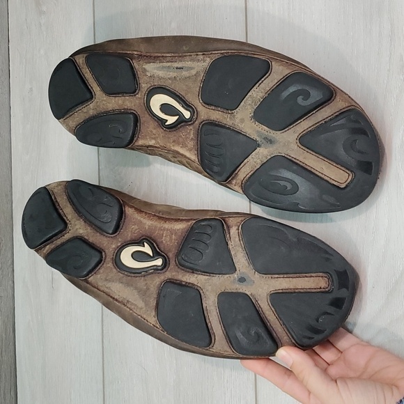 Olukai Mens Moloa Leather Loafer Slip on shoes sz 13 - Picture 12 of 14